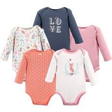 9-12M Bodysuits Hudson Baby's Long-Sleeve Bodysuits 5-pack - Woodland Fox (10155308)