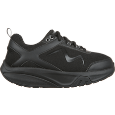 MBT Sport 4 Leather Textile Women's Low Top Trainers - Black