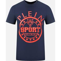 Philipp Plein Kleding Philipp Plein Sport Large Circle Logo T-Shirt - Navy Blue