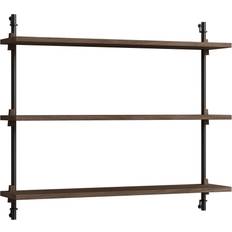 Moebe Planken Moebe Wall Shelving WS.65.1 Eikenhout-Zwart