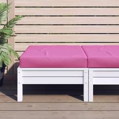 Coussins de chaise vidaXL Palette Rose 60x60x8 cm Tissu Oxford Coussin de chaise Rose