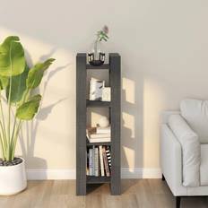 vidaXL 41x35x125 massivt fyrretræ Bogreol