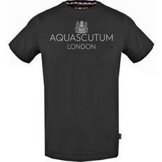 Aquascutum Bold London Logo T-shirt - Black