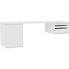 Montana Furniture Mesas Montana Furniture Workshop New White 101 Wandschreibtisch 140.7 x 48.4 x 46.8 cm Escritorio de escritura