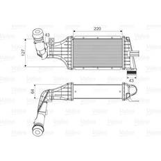 Tratamiento del Aire Valeo 818660 Intercooler sin válvula EGR OPEL: Astra G Sedán