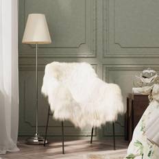 vidaXL Islandsk fåreskind 70x110 cremefarvet Hvid, Beige cm