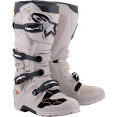 Beige Stivali da moto Alpinestars Stivali Tech Enduro Drystar Gray Sand