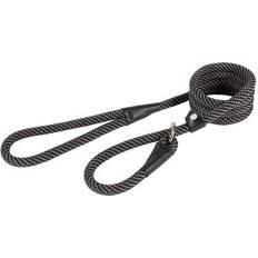 Ancol Heritage Nylon Rope Lead Black/grey 12mm X1.5m