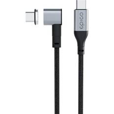 Epico Magnetisk Vinklad USB-C USB-C 100W 2m