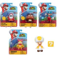 Mario figur JAKKS Pacific Super Mario Bros assorted pack 6 figures 10cm