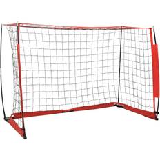 vidaXL Fodboldmål 184x91x124,5 stål