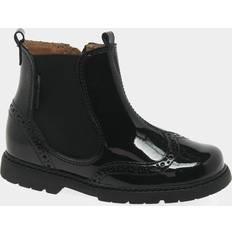 Chelsea Black Patent Leather Childrens Chelsea Boots