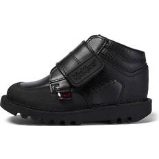 Patucos de bebé Kickers Mid Scuff Toddler Black Boots