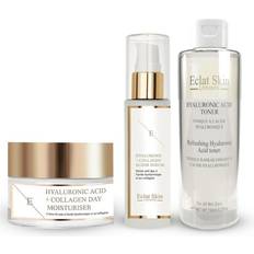 Eclat Skin London Hyaluronic Acid Toner 150Ml + Ha & Collagen Serum Day Cream