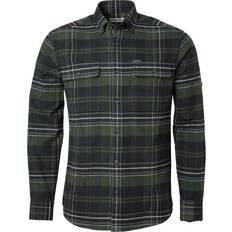 Heron Flannel Shirt - Black