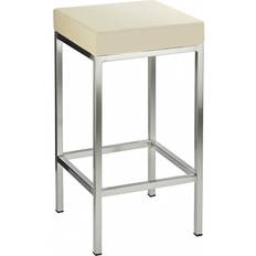 NetFurniture Fernow Briushed Satin Bar Stool