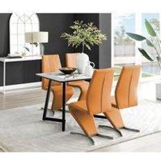 Dining Sets on sale Furniturebox Box Carson Marble Dining Set