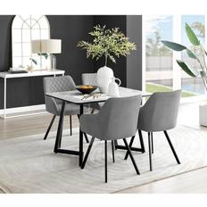 Dining Sets on sale Furniturebox Box Carson Marble Dining Set