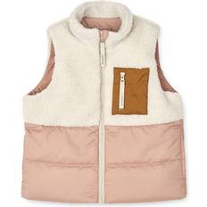 122/128 Polstrede veste Børnetøj Liewood Mons Vest Tuscany Rose Mix