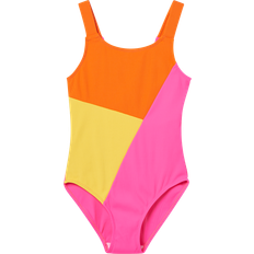 Guld Badedragter Børnetøj Name It Badedragt Zalma Swimsuit Habanero Gold 122-128