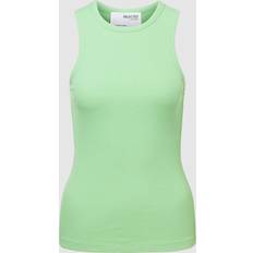 Selected Linnen Selected FEMME Topp slfAnna O-neck Tank Top Grön