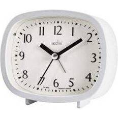 Acctim Hilda White Alarm Clock