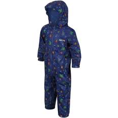 Regatta Kid's Pobble Waterproof Puddlesuit - Blue