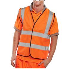 Orange Work Vests Beeswift Bseen EN ISO 20471