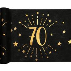 Santex 70 Års Bordløber Guld/Sort