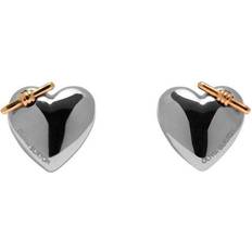 Classic Knot Heart Stud Earrings