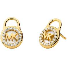 Michael Kors Lock Stud Earrings - Gold/