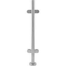 Steel Fence Poles MonsterShop Stainless Steel Balustrade 110cm Mid Post Decking Stairs