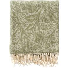Klippan Yllefabrik Arcadia Throw 130x180 cm Olive Blankets Green