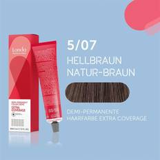 Londa Professional Demi-Permanent Colour Cream Extra Coverage #5/07 Light Brown Natural Brown 60ml