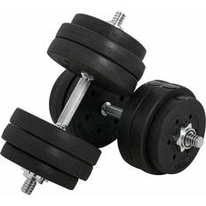 Homcom Kurzhantel Set 30 kg schwarz
