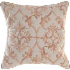 Almohadas Dkd Home Decor 50 x 15 x 50 cm Beige Rosa Aluminio Tradicional Cojín de Decoración Completo Beige (50x50cm)