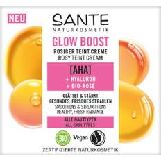 SANTE Gesichtspflege SANTE Naturkosmetik Gesichtspflege Feuchtigkeitspflege AHA, Hyaluron & Bio-Rose Glow Boost Teint 50ml