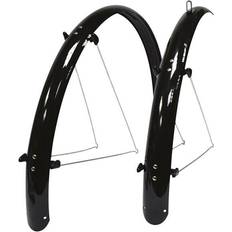 OXC Skærmset 28/700c Sort, 46mm, med stiver Cykelskærm