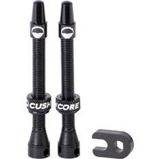 Cykeltilbehør CushCore Luftventilsæt 44mm, sort Tubeless Ventiler 2022