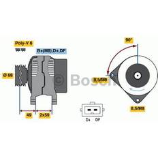 Essence Générateurs Bosch 0 986 040 270 Alternateur 14V 115A V70 I 850 Break XC70