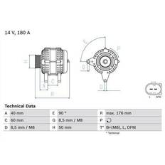Elværktøj Bosch Generator 0 986 940