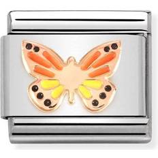 Jewellery Nomination Classic Rose Gold Colourful Butterfly Charm