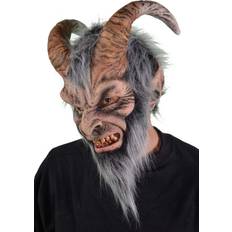 Halloween Máscaras para la Cabeza Krampus Adult Mask