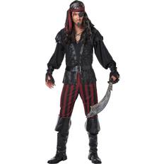 California Costumes Ruthless Rogue Piratenkostüm für Herren, SCHWARZ, SCARLET