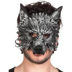 Grå Masker Boland Werwolf Halb Maske aus Schaumgummi