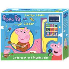 Sound Kreativität & Bastelspaß Peppa Pig Lustige Lieder Liederbuch und Musikspieler Pappbilderbuch mit 15 beliebten Kinderliedern