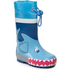 Polyester Kinderenschoenen Playshoes Rubberen Regenlaarzen Voor Kinderen - Bleu