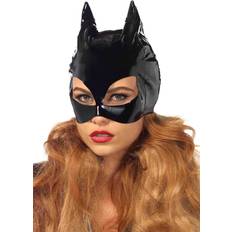 Leg Avenue Sort Kattemaske Vinyl One Size