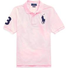 Polo Ralph Lauren Boy's Big Pony Cotton Mesh Polo Shirt - Carmel Pink