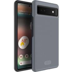 TUDIA for Google Pixel 6a 2022 [MERGE] Dual Layer Slim Tough Non-Slip Heavy Duty Case Cover Gray